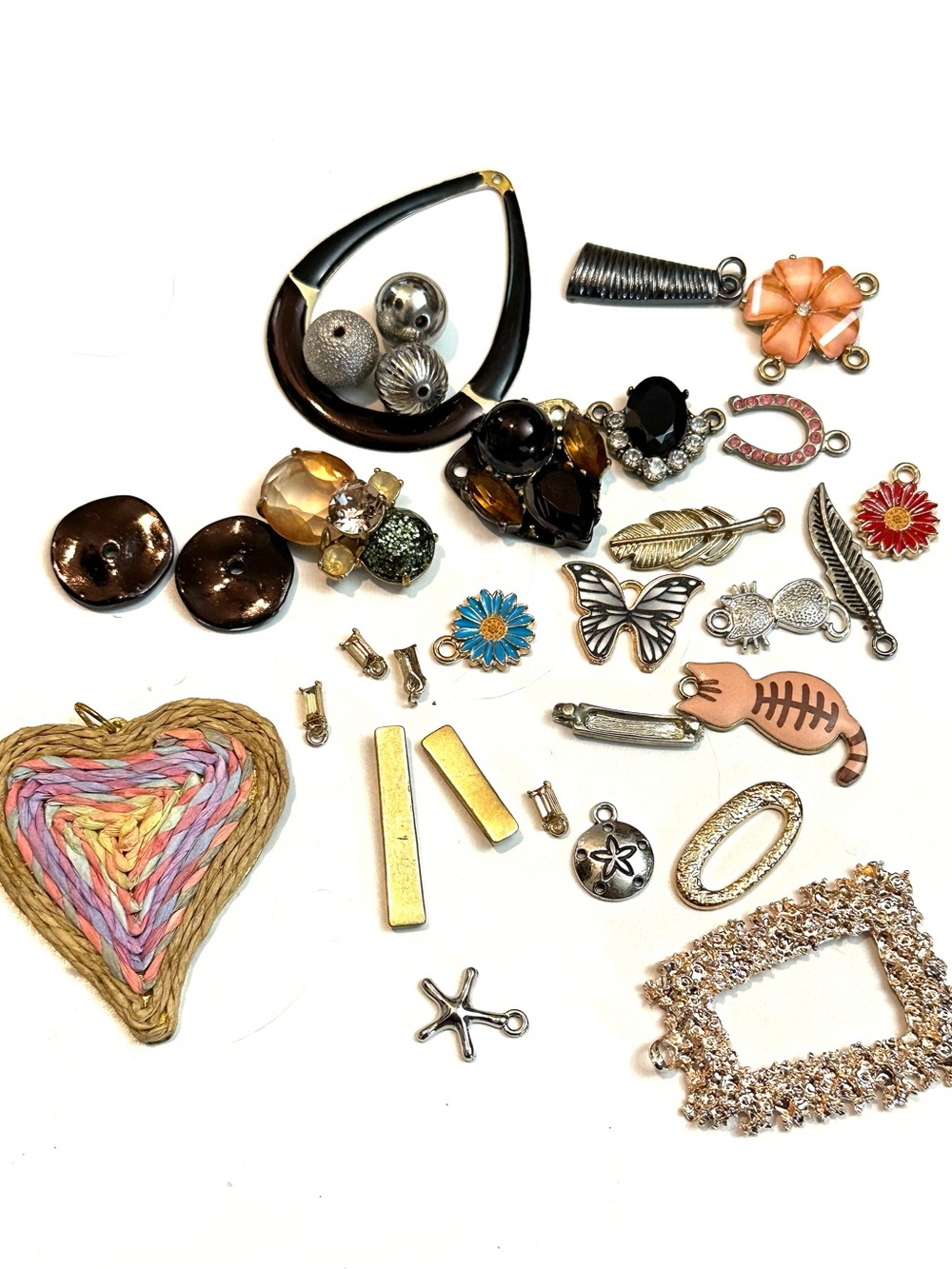 Arts & Crafts Charms and Embellishments - Multicolor, Jewelry Making